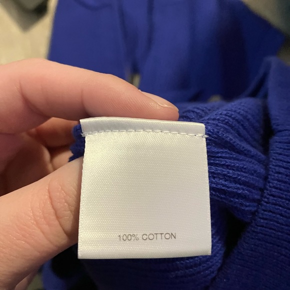 100% Cotton Cremieux Classics Men's Sweater Vest Washable NWT Full Zip LARGE - Picture 5 of 8